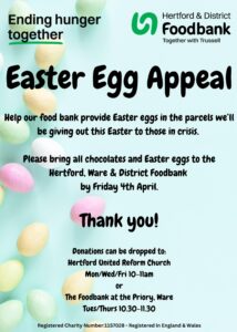 Easter Egg Appeal Easter 2025