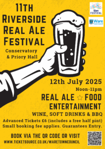 11th Riverside Real Ale Festival Pre Booking Poster